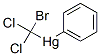 (bromodichloromethyl)phenylmercury 结构式