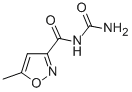 N-(Aminocarbonyl)-5-methyl-3-isoxazolecarboxamide 结构式