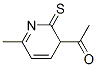 Ethanone, 1-(2,3-dihydro-6-methyl-2-thioxo-3-pyridinyl)- (9CI) 结构式