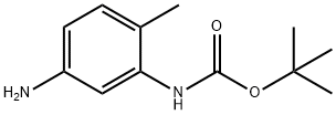 (5-氨基-2-甲苯基)-氨基甲酸叔丁酯 结构式