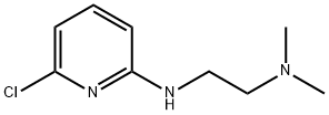 N1-(6-氯吡啶-2-基)-N2,N2-二甲基乙-1,2-二胺 结构式