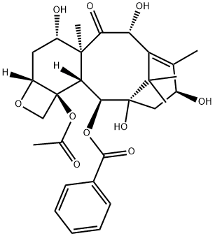 10-脱乙酰基巴卡丁 III 结构式