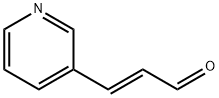 反-3-(3-吡啶基)丙烯醛 结构式