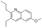 3-ETHYL-6-METHOXY-2-PROPYL-QUINOLINE 结构式