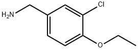 (3-氯-4-乙氧基苯基)甲胺 结构式