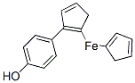 Iron, cyclopentadienyl((p-hydroxyphenyl)cyclopentadienyl)- (7CI) 结构式