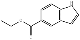 吲哚-5-甲酸乙酯 结构式