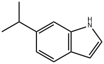 6-异丙基-1H-吲哚 结构式