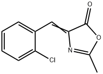 4-(o-Chlorobenzylidene)-2-methyloxazol-5(4H)-one 结构式