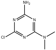 (4-氨基-6-氯-S-三嗪-2-基)-二甲基-胺 结构式