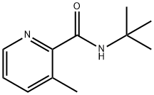 N-T-BUTYL-3-METHYL PYRIDINE-2-CARBOXAMIDE 结构式