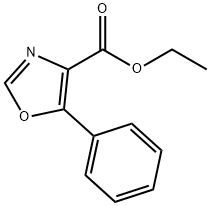 5-苯基-1,3-恶唑-4-羧酸乙酯 结构式