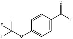 4-(三氟甲氧基)苯甲酰氟 结构式