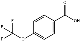 4-三氟甲氧基苯甲酸 结构式