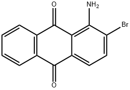 1-amino-2-bromoanthracene-9,10-dione 结构式