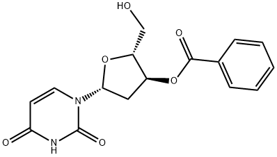3'-O-苯甲酰-2'-脱氧尿苷 结构式