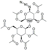 2,3,6,2',3',4',6'-七-O-乙酰基-B-D-纤维二糖基叠氮化物 结构式