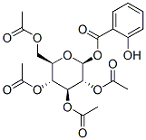 2,3,4,6-Tetra-O-acetyl-b-D-glucopyranosyl Salicylate 结构式