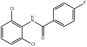 N-(2,6-二氯苯)-4-氟苯甲酰胺 结构式