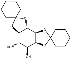 1,2:5,6-DI-O-CYCLOHEXYLIDENE-MYO-INOSITOL 结构式