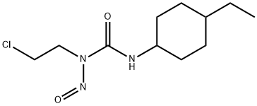 1-(2-Chloroethyl)-3-(4-ethylcyclohexyl)-1-nitrosourea 结构式