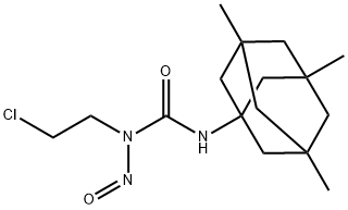 N-(2-Chloroethyl)-N-nitroso-N'-(3,5,7-trimethyltricyclo[3.3.1.13,7]decan-1-yl)urea 结构式