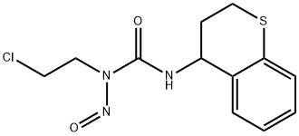 N-(2-Chloroethyl)-N-nitroso-N'-(3,4-dihydro-2H-1-benzothiopyran-4-yl)urea 结构式