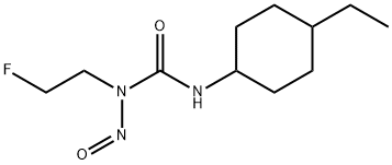 N'-(4-Ethylcyclohexyl)-N-(2-fluoroethyl)-N-nitrosourea 结构式