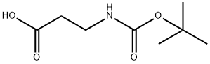 Boc-β-丙氨酸 结构式