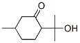 Cyclohexanone,  2-(1-hydroxy-1-methylethyl)-5-methyl- 结构式