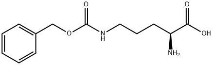 N'-Cbz-L-鸟氨酸 结构式