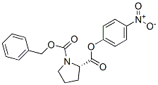 N-CBZ-L-PROLINE P-NITROPHENYL ESTER 结构式