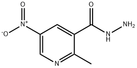 2-甲基-5-硝基烟碱肼 结构式