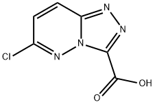 6-Chloro-1,2,4-triazolo[4,3-b]-pyridazine-3-carboxylic acid 结构式