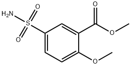 2-甲氧基-5-磺酰胺苯甲酸甲酯 结构式