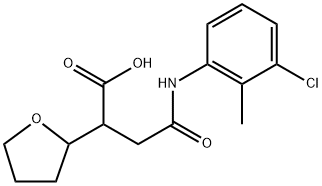 N-(3-CHLORO-2-METHYL-PHENYL)-2-(TETRAHYDRO-FURAN-2-YL)-SUCCINAMIC ACID