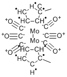 甲基环戊二烯基三羰基钼(I)二聚体 结构式