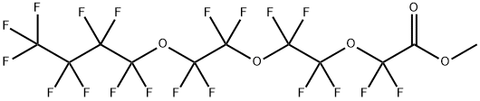 全氟-3,6,9-三氧杂十三烷酸甲酯 结构式