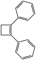 1,2-Diphenylcyclobutene 结构式