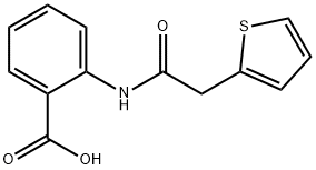 2-(2-THIOPHEN-2-YL-ACETYLAMINO)-BENZOIC ACID 结构式