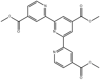 2,2':6',2"--三联吡啶-4,4',4"-三羧酸三甲酯 结构式