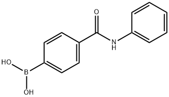 4-苯基甲酰氨苯基硼酸 结构式