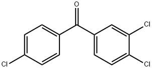 3,4,4'-三氯二苯甲酮 结构式
