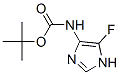 Carbamic acid, (5-fluoro-1H-imidazol-4-yl)-, 1,1-dimethylethyl ester (9CI) 结构式
