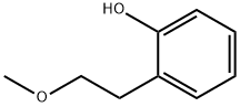 2-(2-甲氧基乙基)苯酚 结构式