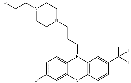 7-hydroxyfluphenazine 结构式