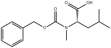 N-苄氧羰基-N-甲基-L-亮氨酸 结构式