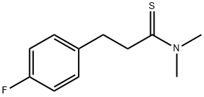 Benzenepropanethioamide,  4-fluoro-N,N-dimethyl- 结构式