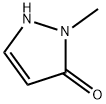 2-甲基-3(2H)-吡唑酮 结构式