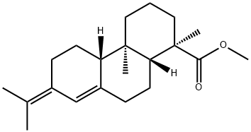 Abieta-13(15),8(14)-diene-18-oic acid methyl ester 结构式